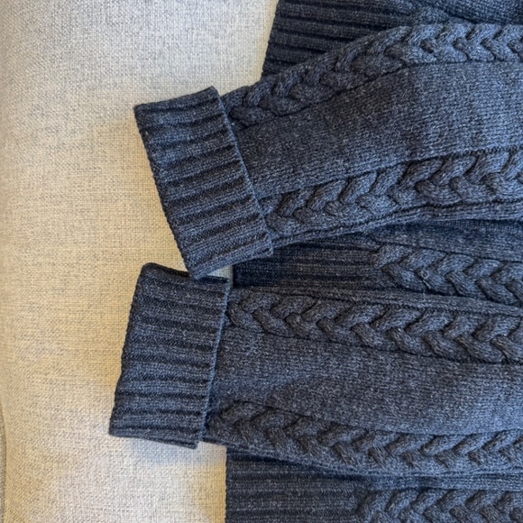 JCrew Wool Cable Knit Sweater Cardigan - Picture 6 of 6